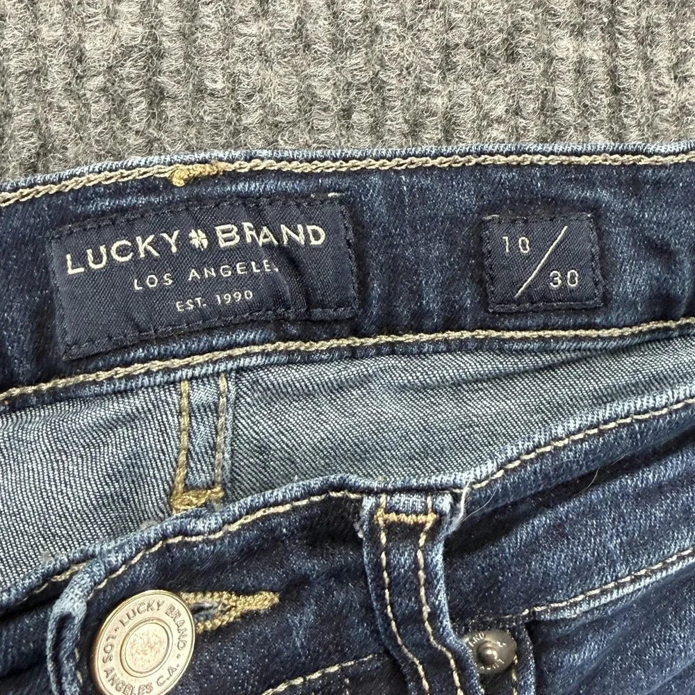 Lucky Brand High Rise‎ Flare Stevie Jeans Womens 10/30 Blue Medium Stretch Denim